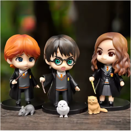The Golden Trio – Harry, Hermione & Ron in an adorable set!