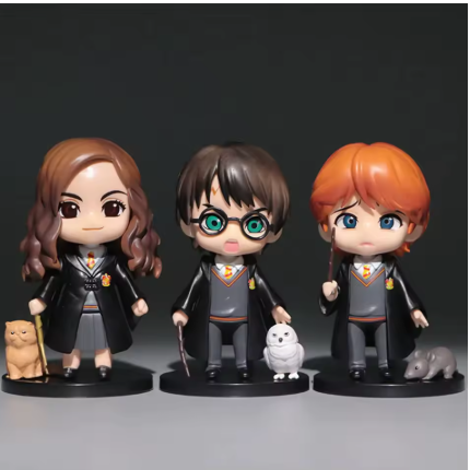 The Golden Trio – Harry, Hermione & Ron in an adorable set!