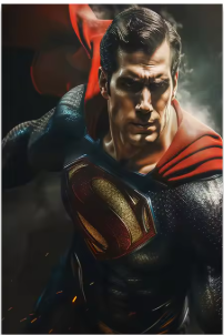 Superhero canvas painting, a must-have wall art that transforms any room into an adventure stage.